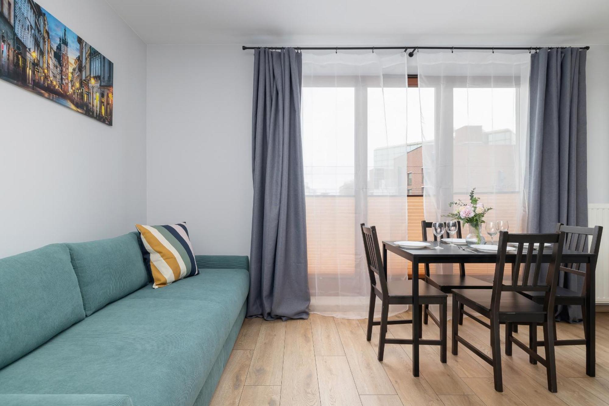 Stylish Apartment With Balcony & Parking Cracow By Noclegi Renters Краков Экстерьер фото